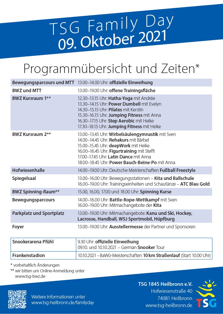 Terminankündigung Family Day 2021 RS