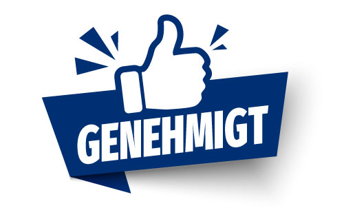 Thumbs up genehmigt