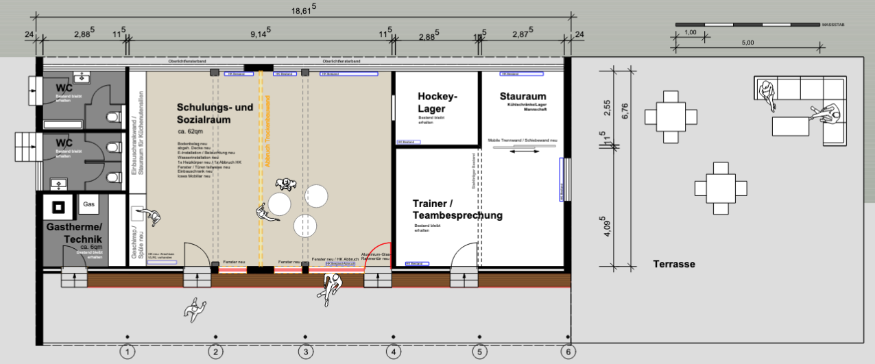 Bauplan Nebengebaude